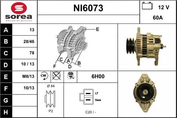 Sera NI6073 - Alternateur cwaw.fr