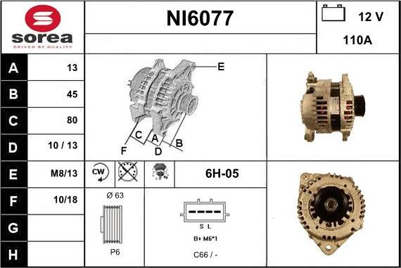 Sera NI6077 - Alternateur cwaw.fr