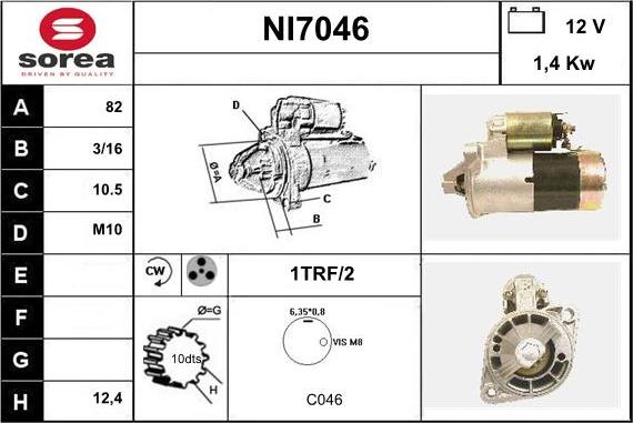 Sera NI7046 - Démarreur cwaw.fr