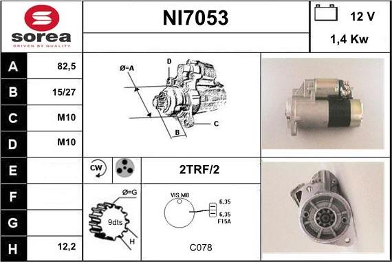 Sera NI7053 - Démarreur cwaw.fr