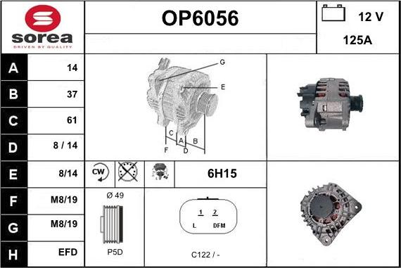 Sera OP6056 - Alternateur cwaw.fr