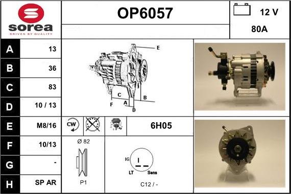 Sera OP6057 - Alternateur cwaw.fr