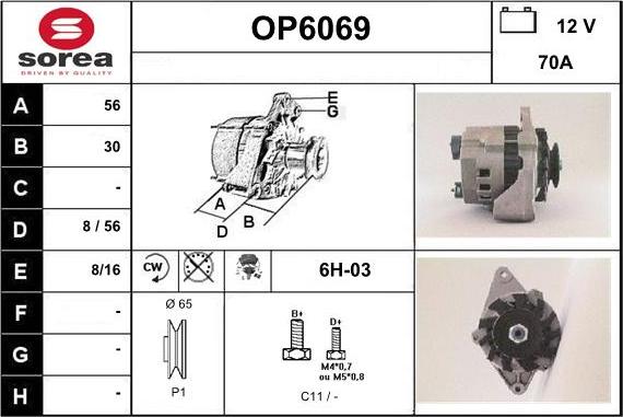 Sera OP6069 - Alternateur cwaw.fr