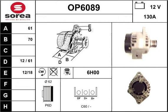 Sera OP6089 - Alternateur cwaw.fr