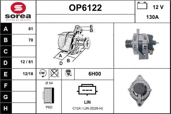 Sera OP6122 - Alternateur cwaw.fr