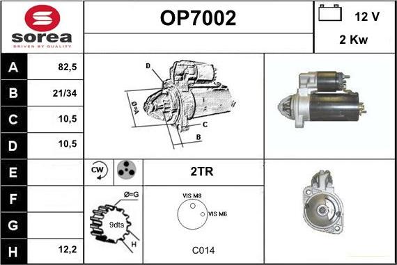 Sera OP7002 - Démarreur cwaw.fr