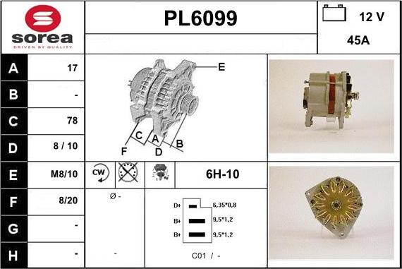 Sera PL6099 - Alternateur cwaw.fr