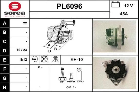 Sera PL6096 - Alternateur cwaw.fr