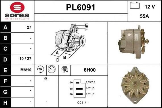 Sera PL6091 - Alternateur cwaw.fr