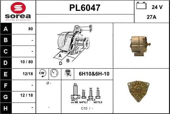 Sera PL6047 - Alternateur cwaw.fr