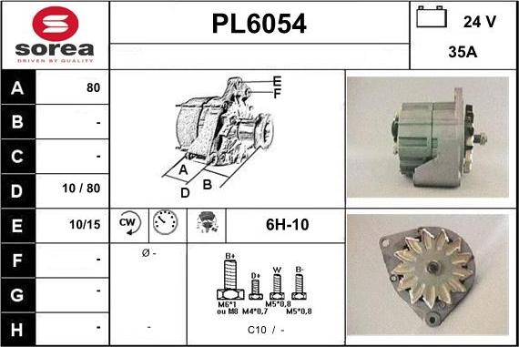 Sera PL6054 - Alternateur cwaw.fr