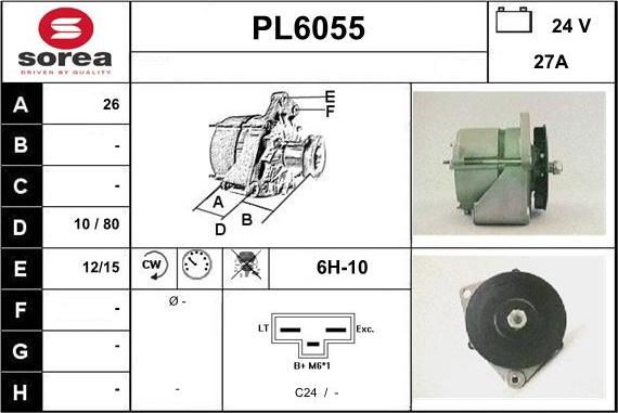 Sera PL6055 - Alternateur cwaw.fr