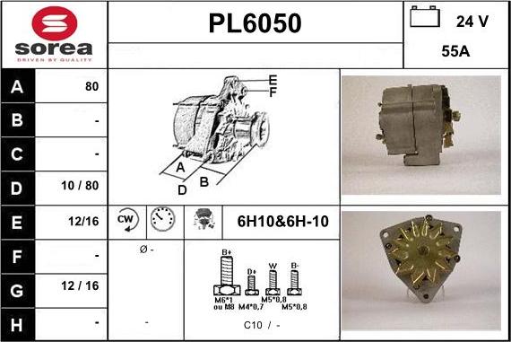 Sera PL6050 - Alternateur cwaw.fr