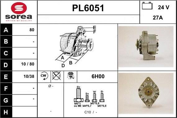 Sera PL6051 - Alternateur cwaw.fr