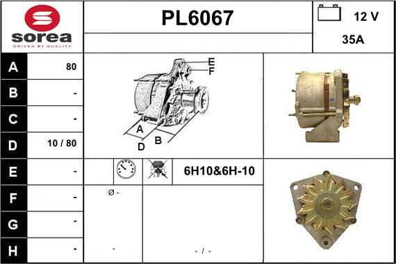 Sera PL6067 - Alternateur cwaw.fr