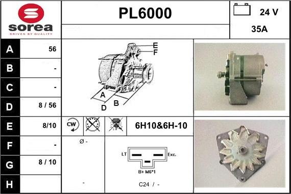 Sera PL6000 - Alternateur cwaw.fr