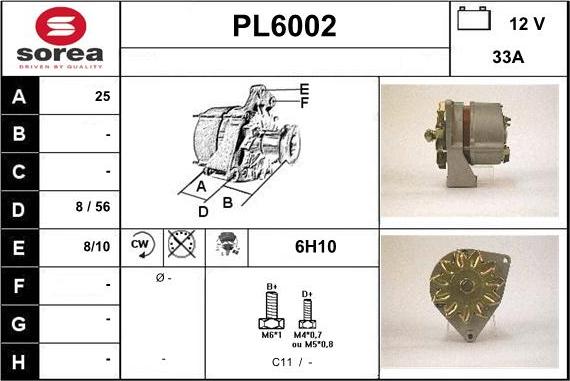 Sera PL6002 - Alternateur cwaw.fr