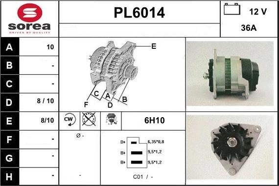 Sera PL6014 - Alternateur cwaw.fr