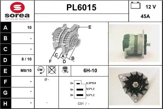 Sera PL6015 - Alternateur cwaw.fr