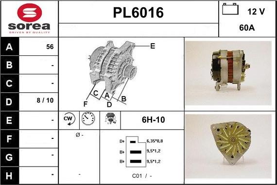 Sera PL6016 - Alternateur cwaw.fr