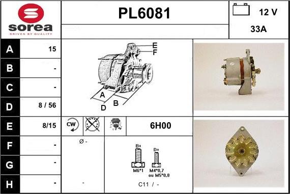 Sera PL6081 - Alternateur cwaw.fr