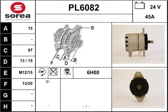 Sera PL6082 - Alternateur cwaw.fr