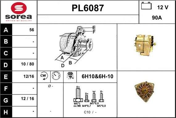 Sera PL6087 - Alternateur cwaw.fr