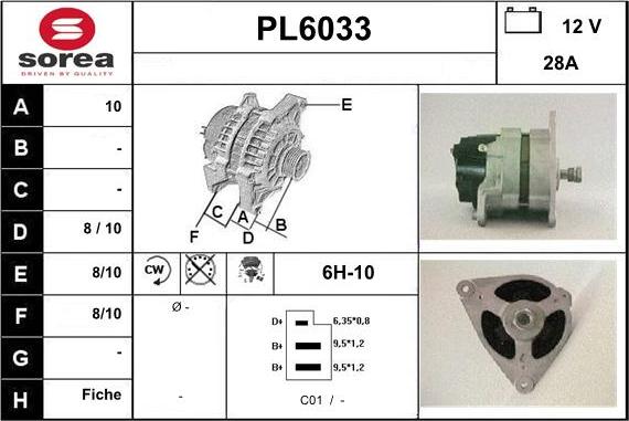 Sera PL6033 - Alternateur cwaw.fr