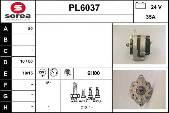 Sera PL6037 - Alternateur cwaw.fr