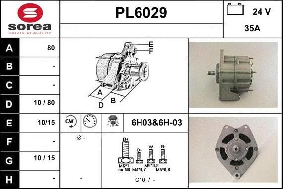 Sera PL6029 - Alternateur cwaw.fr