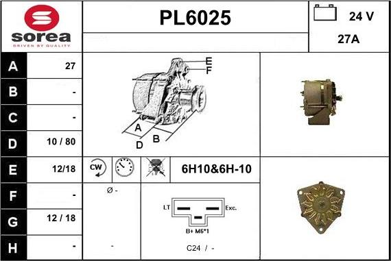 Sera PL6025 - Alternateur cwaw.fr