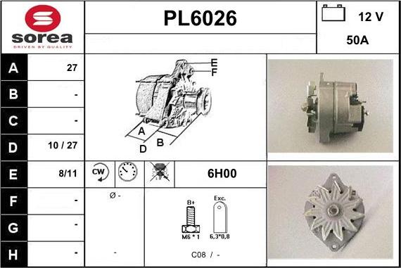 Sera PL6026 - Alternateur cwaw.fr