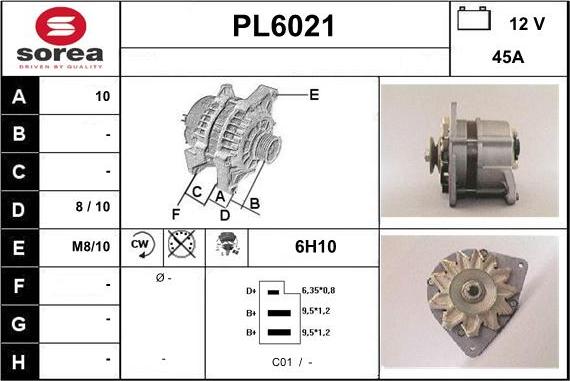 Sera PL6021 - Alternateur cwaw.fr