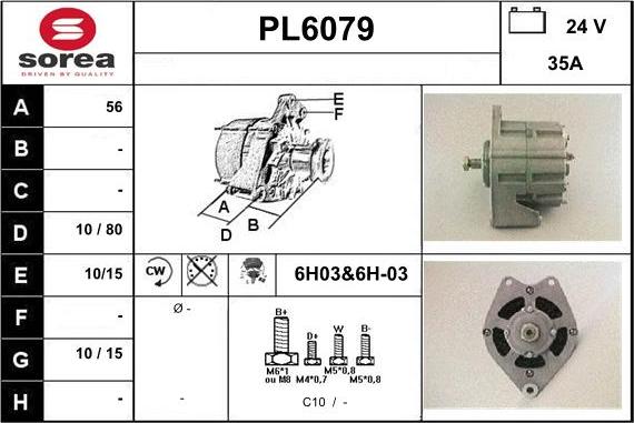 Sera PL6079 - Alternateur cwaw.fr