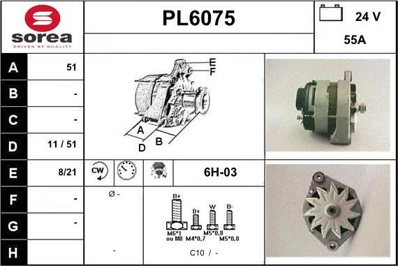 Sera PL6075 - Alternateur cwaw.fr