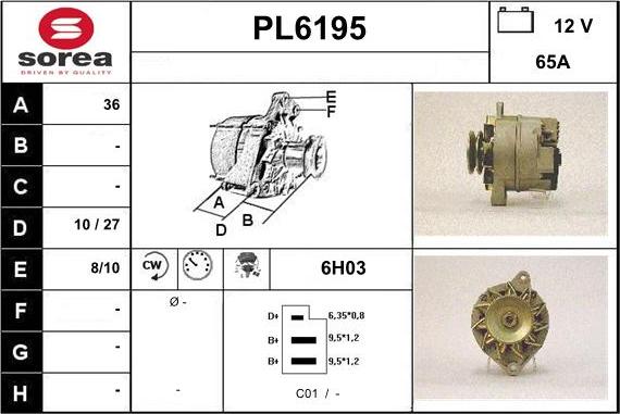 Sera PL6195 - Alternateur cwaw.fr