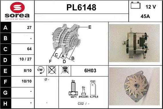 Sera PL6148 - Alternateur cwaw.fr