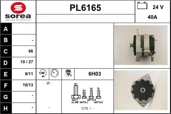 Sera PL6165 - Alternateur cwaw.fr