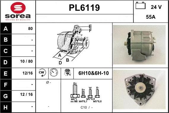 Sera PL6119 - Alternateur cwaw.fr