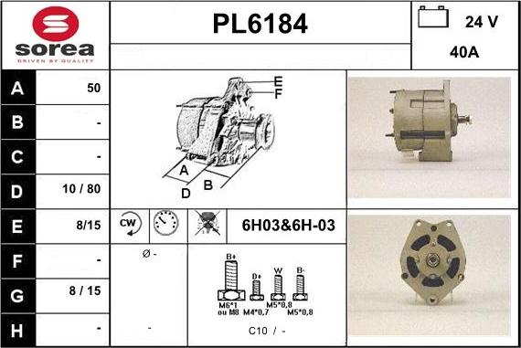 Sera PL6184 - Alternateur cwaw.fr