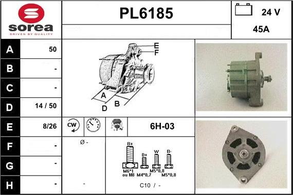 Sera PL6185 - Alternateur cwaw.fr