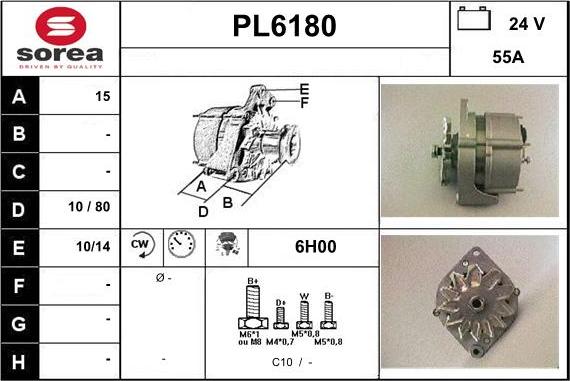 Sera PL6180 - Alternateur cwaw.fr