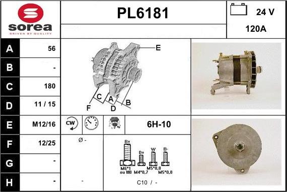 Sera PL6181 - Alternateur cwaw.fr