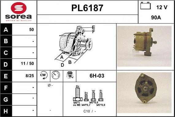 Sera PL6187 - Alternateur cwaw.fr