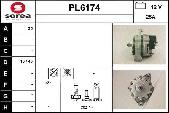 Sera PL6174 - Alternateur cwaw.fr