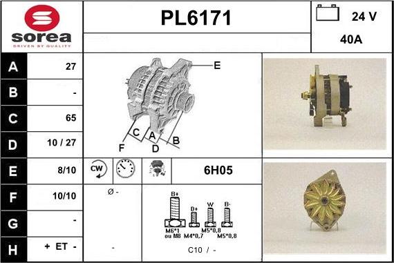 Sera PL6171 - Alternateur cwaw.fr