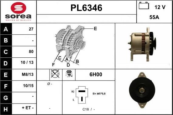 Sera PL6346 - Alternateur cwaw.fr