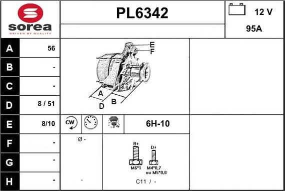 Sera PL6342 - Alternateur cwaw.fr