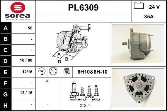 Sera PL6309 - Alternateur cwaw.fr