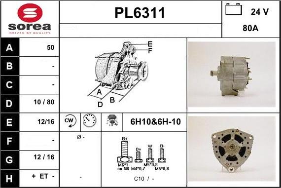 Sera PL6311 - Alternateur cwaw.fr